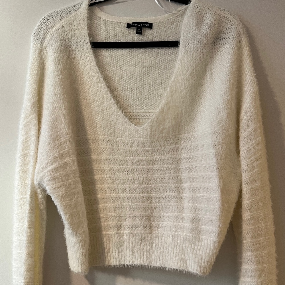 Kendall & Kylie Ivory Sweater